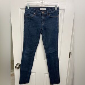 LOFT mid-rise skinny ankle jeans size 25